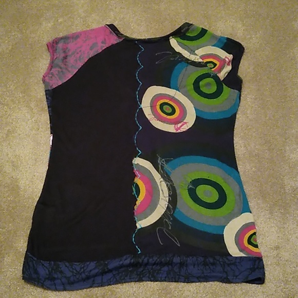 Desigual sleeveless embellished tee - Picture 3 of 3